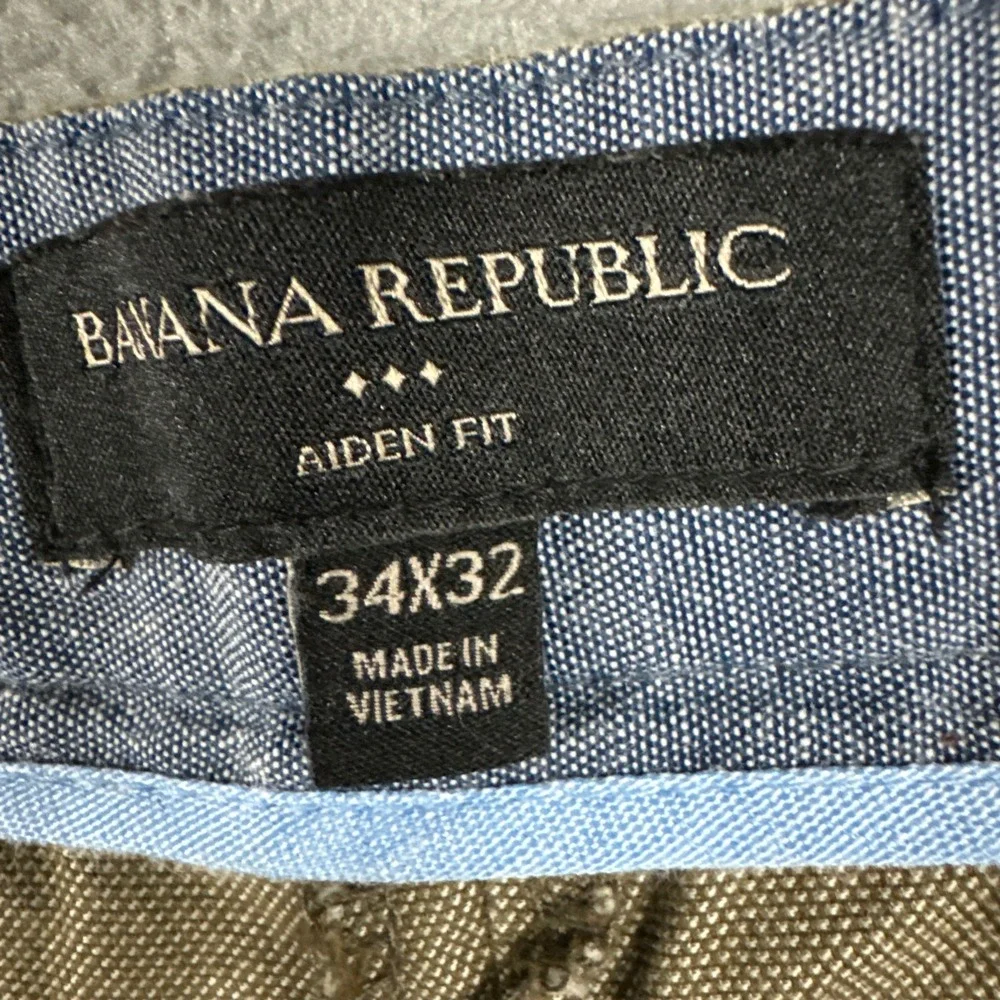Banana Republic Pants Mens 34x32 Brown Aiden Fit Slim Straight Cotton Chino